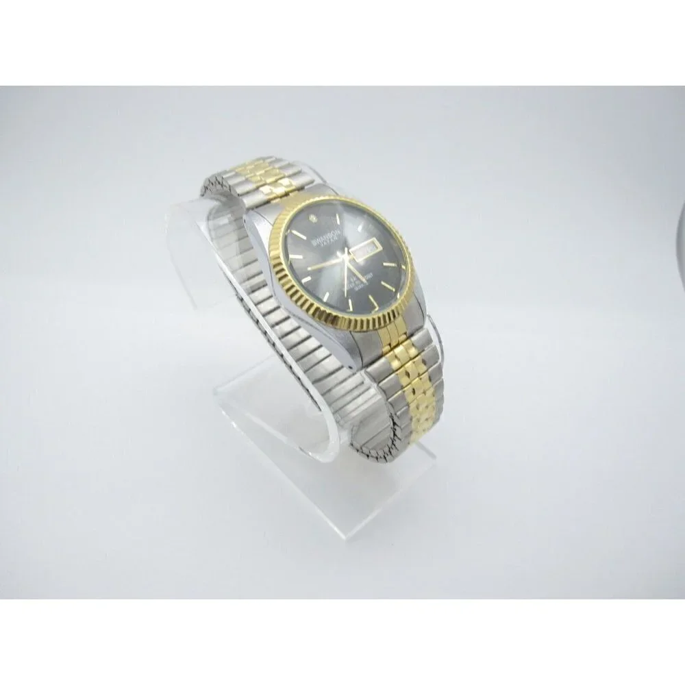 Men's‎ Swanson Presidental Quartz 5ATM WR Analog Dial Causal Round Watch (E921)
